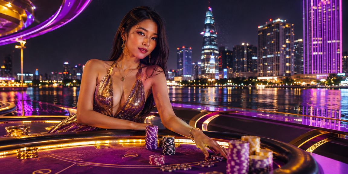 Không khí giải trí casino neon sôi động vùng đồng bằng sông Cửu Long